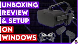 Oculus Rift CV1 Rift + Touch Bundle Unboxing Review Setup & Game Test Windows PC