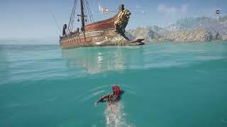 Playing Assassins Creed Odyssey