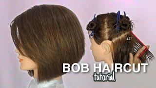 how toBOB HAIRCUTso easypotong rambut bob