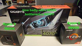 5900x vs 7900x 10 game benchmark. How badly will a 5900X bottleneck a 4070TI.