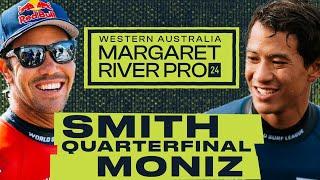 Jordy Smith vs Seth Moniz  Western Australia Margaret River Pro 2024 - Quarterfinals