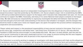 U.S. Soccer probes misconduct allegations