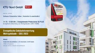 Energetische Bewertung von Wohngebäuden  Energieberater Professional 3D Plus J-SPO-200 Teil 2