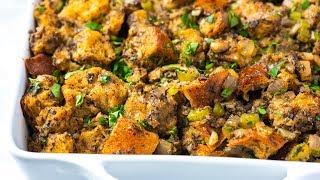 How to Make Seriously Good Homemade Mushroom Stuffing From Scratch
