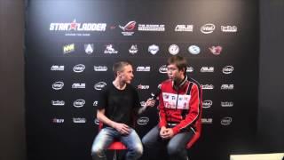 Interview with DK.Mushi @ Starladder Season IX LAN Finals с русскими субтитрами