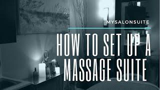 How to set up a massage suite  Massage Doula