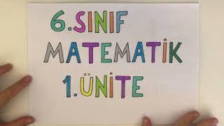6 Matematik 1. Ünite Tekrarı Doğal Sayılar ve Kümeler