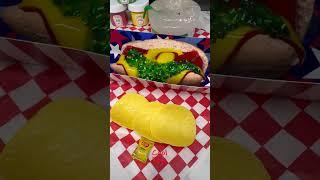Hot Dog DIY Slime Kit Oddly Satisfying ASMR #shorts #asmr #slime