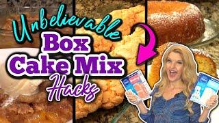 3 Brilliant BOX CAKE MIX RECIPES that you Need To Make  Mouth Watering Dessert Hacks