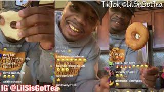 PLIES MAKES DONUTS ON INSTAGRAM LIVE