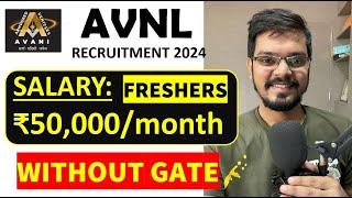 AVNL PSU Recruitment 2024  Freshers  CTC ₹50000 Month  B.EDiploma ITIBSC  Jobs 2024