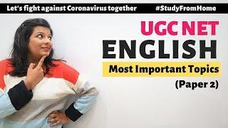 Study these Topics if you want to SCORE 80100 in UGC NET English Exam  Trend Analysis