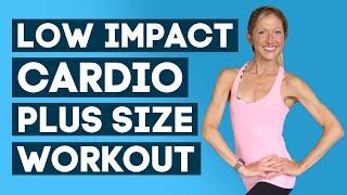 Plus Size Overweight Beginners LOW IMPACT Cardio and Strength Workout 100kg Above