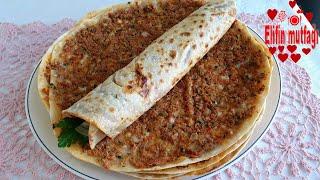 Turkish Pizza in the Pan Lahmacun Recipe Original recipe with 10 points