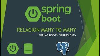 Relacion MuchosAMuchos ManyToMany con Spring Boot - Spring Data explicado paso a paso.