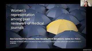 Womens Representation Among Peer Reviewers of Medical Journals