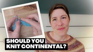 SIMPLE TIPS for continental knitting and PURLING