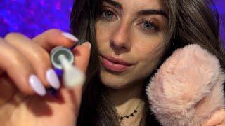 POV TI TRUCCO PER FARTI DORMIRE  ASMR Makeup Roleplay