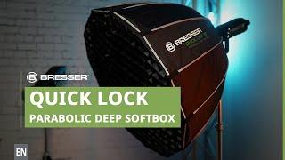 Nu nog sneller? Quick Lock Parabolic Deep Softbox - Bresser Benelux