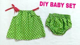 Diy Baby Dress Diaper Cover  Summer Baby Outfit Sewing Tutorial