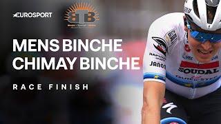 “INSANE SPEED”  Binche-Chimay-Binche 2024 Mens Elite Final Kilometres  Eurosport Cycling