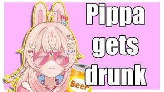 Pippa gets drunk under an hour