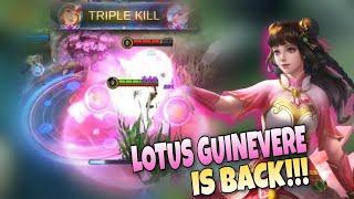 INSANE GUINEVERE LOTUS GAMEPLAY NO MERCY - HOW TO USE GUINEVERE - MOBILE LEGENDS