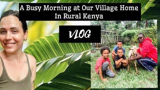 Goat Chasing Chaos   Village Life in Kenya  Vlog