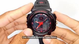 REVIEW SKMEI 1270 SPORT WATCH ANALOG DIGITAL TIME RED