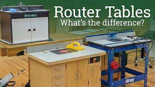 Lets talk about Router Tables