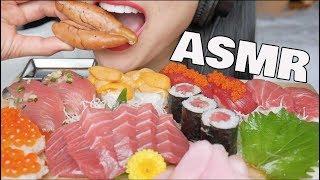 ASMR SUSHI PLATTER FEAST EATING SOUNDS NO TALKING  SAS-ASMR
