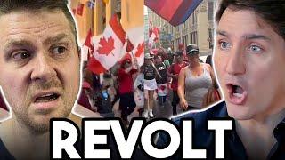 Ottawa Man SPITS in Liberals Face + Canadians are Starting to REVOLT Against Trudeau