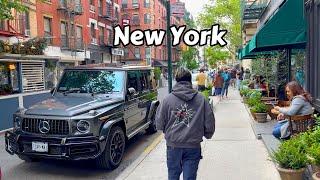 Travel To New York Virtual Tour 4k - Strolling Around Soho Manhattan NY Spring Walk