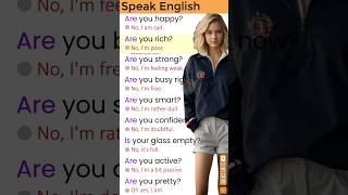 ️How to speak English fluently? Daily use English question answer practice #englishquestionsanswers