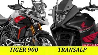 HONDA TRANSALP 750 vs Triumph Tiger 900  Compare Tiger 900 And HONDA Transalp 750  @RajuSNair