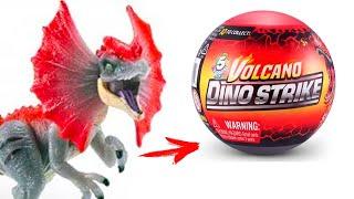 Динозавры в 5 сюрпризов зуру сюрприз Zuru 5 surprise Dino strike Volcano