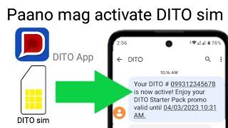 How to activate your DITO sim card in 2023