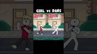 Make Me Your Radio GIRL vs DANS Original Animation Meme #shorts