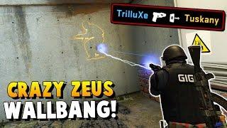 CSGO - Gonna Zeus him through the Wall Hold on