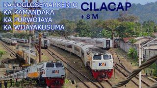 KEBERANGKATAN & KEDATANGAN KERETA API DI STASIUN CILACAP