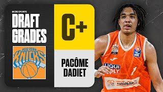 Pacome Dadiet Selected No. 25 Overall By New York Knicks I 2024 NBA Draft Grades I CBS Sports