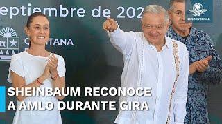 “AMLO está entre los mejores presidentes de México” Sheinbaum