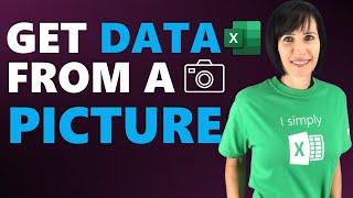 NEW - Excel Import Data from a Picture
