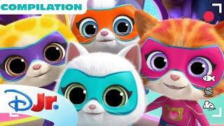 SuperKitties Su-Purr Adventures Shorts  Oopsie Kitty & MORE  Compilation  @disneyjr