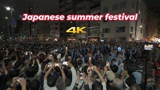 Chaos at Tokyos Torigoe Shrine Festival  Massive Mikoshi Parade CCSubtitle   4k  Japan 2024