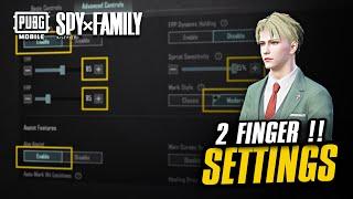 MY IMPORTANT SETTINGS REVEALED  2 FINGER GYRO  PUBG MOBILE  BGMI