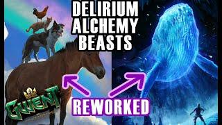 GWENT  Delirium Golden Nekker - NEW Alchemy Beasts  Battle Trance Skellige deck