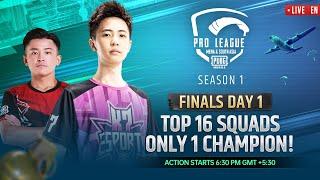 EN PMPL MENA & South Asia Championship S1 Finals Day 1  Top 16 Squads Only 1 Champion