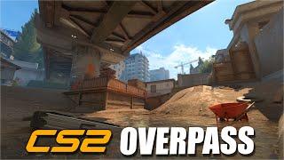 CS2 Overpass - First Look & Walkthrough ASMR - NO TALKING