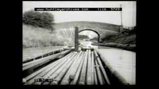 Canals in Britain in the 1950s.  Flm 5749